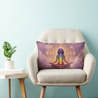 Chakra-Meditations-Spirituelles-Wurfkissen Lendenkissen
