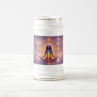 Chakra-Meditations-Stein Tasse Spirituelle Kunst