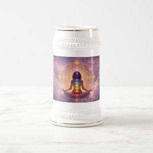 Chakra-Meditations-Stein Tasse Spirituelle Kunst