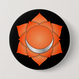 Chakra Orange Sacral Zen Yoga Spirituelle Meditati Button