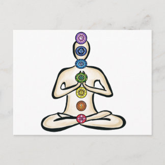 Chakra Powered Postkarte