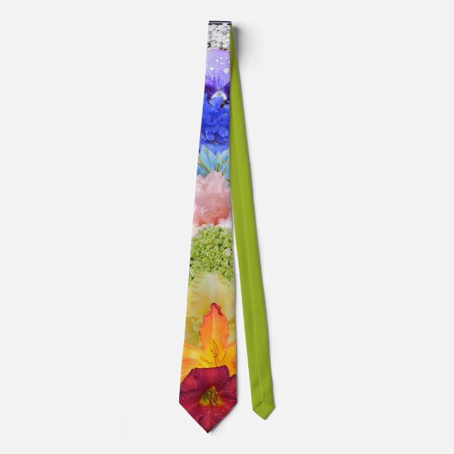Chakra Spirituelle Blume Krawatte (Vorderseite)