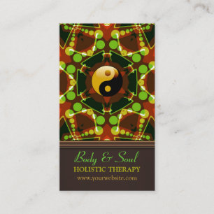 Chakra Star Energy Yin Yang New Age Cartes de visi