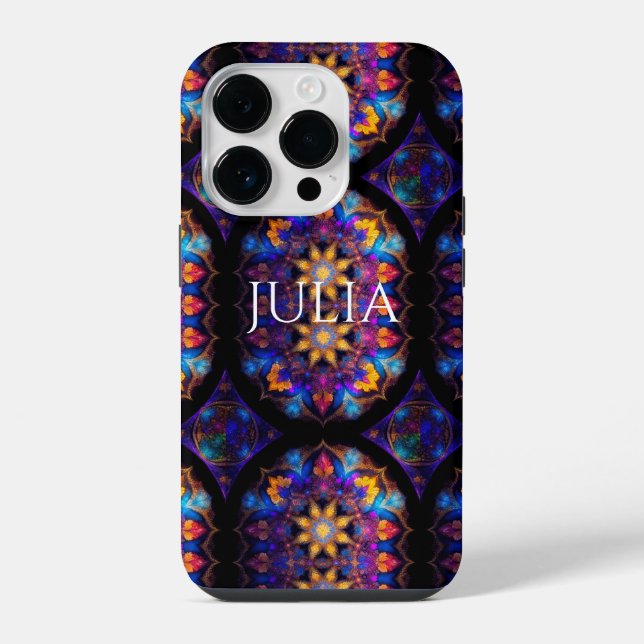 CHAKRA STAR NEW AGE DESIGN iPhone 14 PRO  HÜLLE (Rückseite)