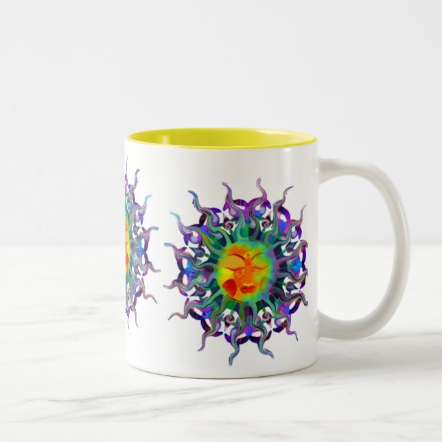 Chakra Sun helle Tasse (Rechts)
