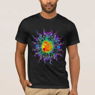 Chakra Sun man versah Shirt mit Seiten