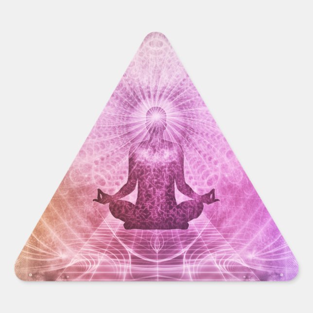 Chakra Symbol Yoga Meditation Stickers (Vorderseite)