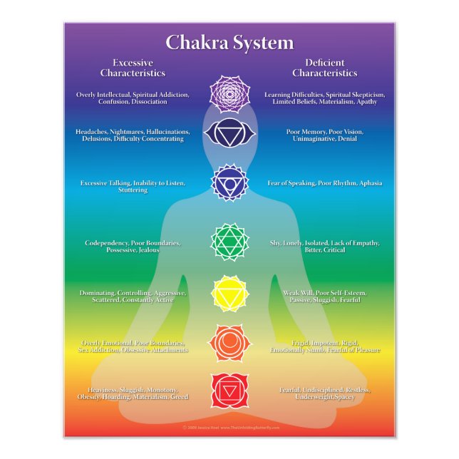 Chakra System Foto (Vorne)