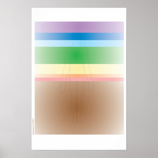 Chakra System Poster (Vorne)