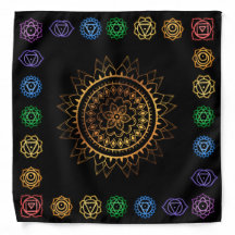Chakra Tarot/Altar Tuch Bandana