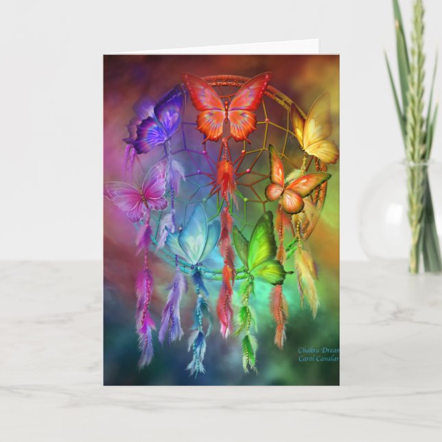 Chakra träumt Kunst-Karte Karte (Vorderseite)