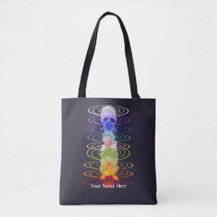 Chakras Farben Blumen Zen Meditation Tasche