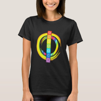 Chakras Farbige Yoga-Meditation Zen Art Mandala S T-Shirt