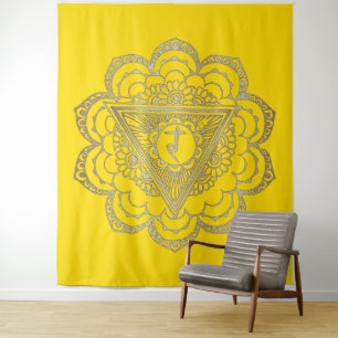 Chakras Manipura - Tapestry Wandteppich