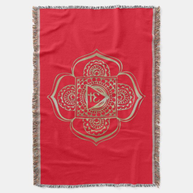 Chakras Muladhara - Blanket Decke (Vorderseite Vertikal)