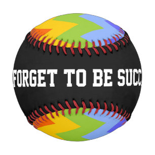 Chakras / Rainbow Colors Zigzag + Ihre Ideen Baseball