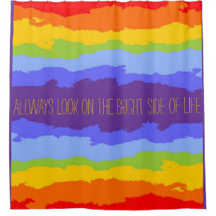 Chakras / Regenbogenfarben Muster VI + Ihre Ideen Duschvorhang