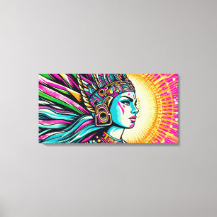 Chalchiuhtlicue 2 leinwanddruck