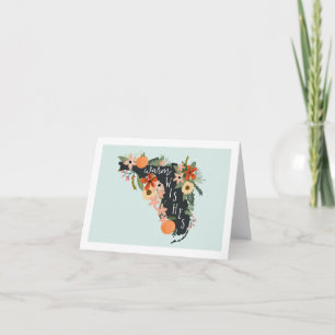 Chaleureux souhaits de Floride Carte Note   Menthe