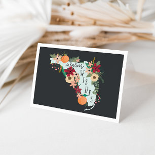 Chaleureux souhaits de la Floride Carte à billets 