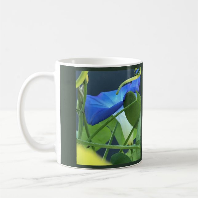 Chalice-of-Blue Morning Glory Kaffeetasse (Links)