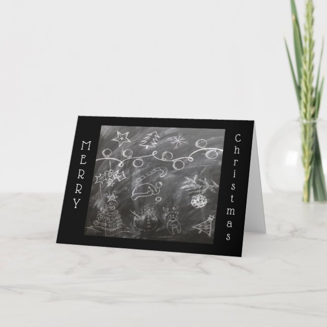 Chalk Board Frohe Weihnachten (Vorderseite)