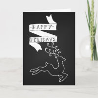 Chalk Board Reindeer
