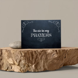 Chalk Chalk Dans Mes Prières Carte D'Encouragement