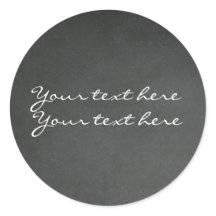 Chalk Chalk Personnalisé Parti Favoriser Stickers