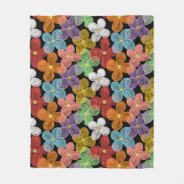 Chalk Daisies Fleecedecke