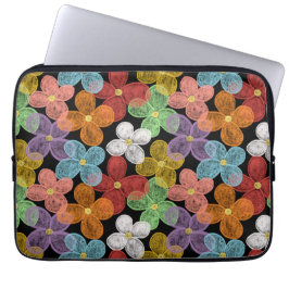 Chalk Daisies Laptopschutzhülle