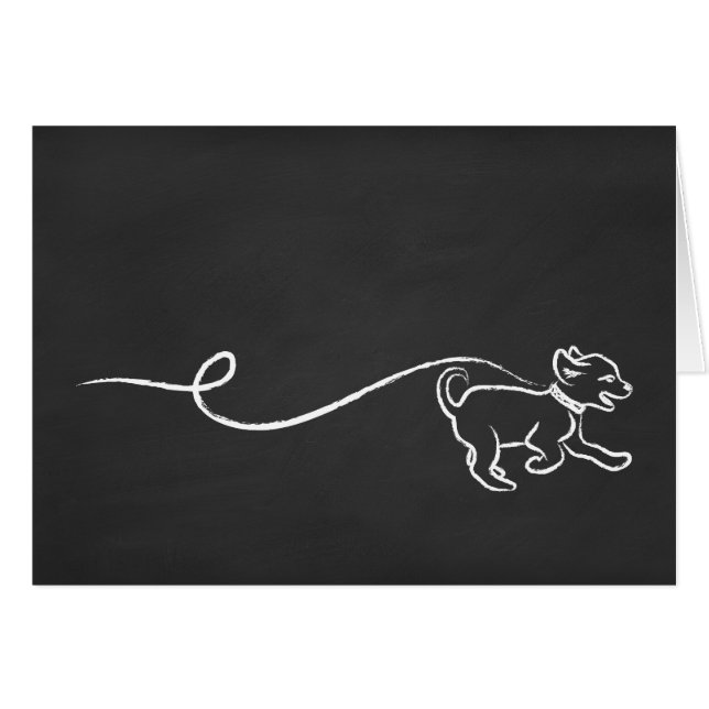 CHALK DE MARCHE DE CHIEN (Devant horizontal)