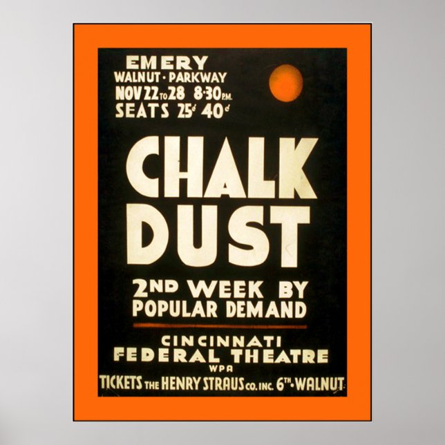 Chalk Dust Poster (Vorne)