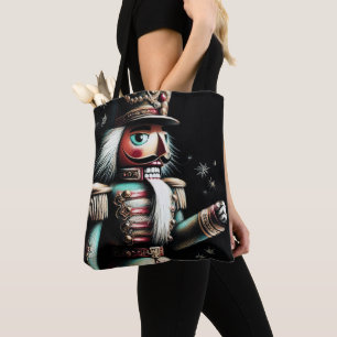 Chalk Illustriert Christmas Nutcracker Tasche