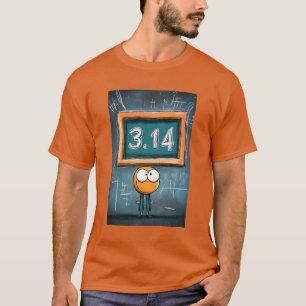 Chalk-it-up to-Pi: 3,14 Geek-Mode aktiviert T-Shirt