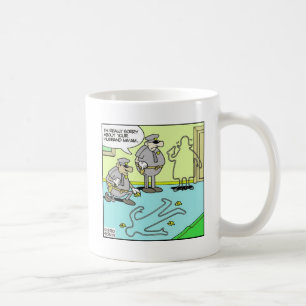 Chalk Outline Funny Police Ohrts & Collectibles Kaffeetasse