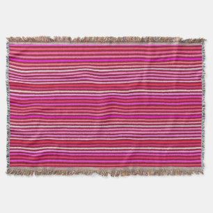Chalk Streifen - Burgund, Violett, Rosa Decke