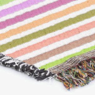 Chalk Streifen - Creme und mehrere Farben Decke