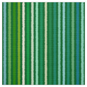 Chalk Stripes - Jade Green und Aqua Stoff