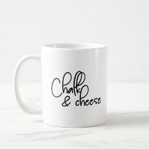 Chalk und Käse Kaffeetasse