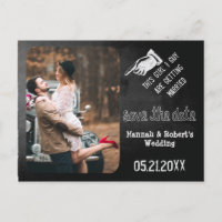 Chalk Vintag Fun Wedding Save the Date