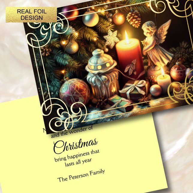 Chalk Zeichnend Weihnachtsbaum Candle Angel (Von Creator hochgeladen)