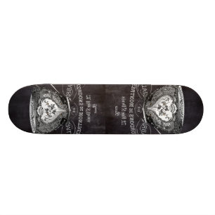 Chalkboard Alice im Wunderland Tee-Party-Tee-Tee Skateboard