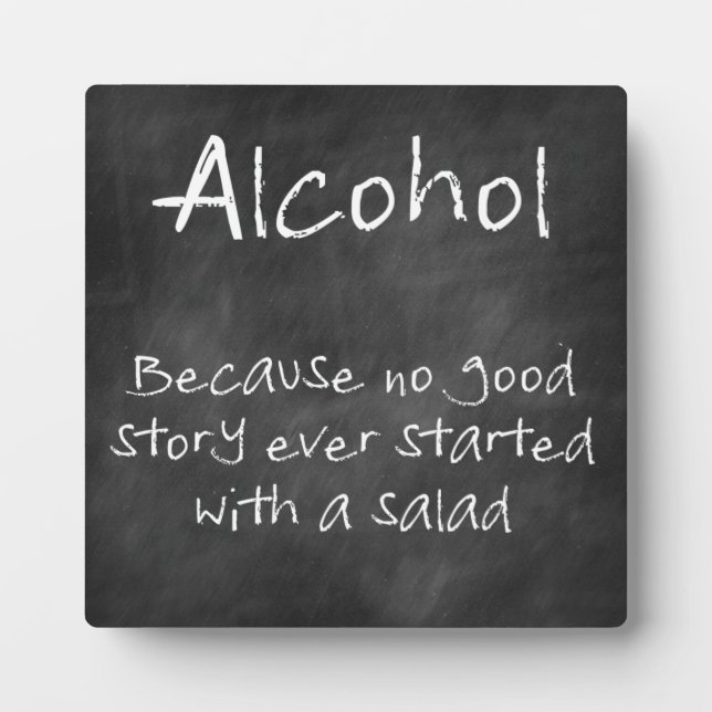 Chalkboard Bar Sign mit viel Spaß Fotoplatte (Vorderseite)