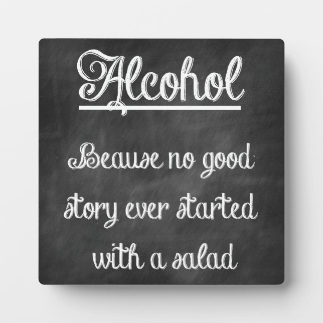 Chalkboard Bar Sign mit viel Spaß Fotoplatte (Vorderseite)