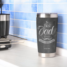 Chalkboard Best Dad Ever Father's Day Personalized