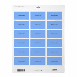 Chalkboard Blue Coordinating Address Labels Adressaufkleber