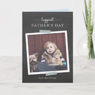 Chalkboard Cheer Vatertag Card Karte