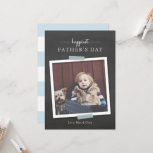 Chalkboard Cheer Vatertag Card Karte