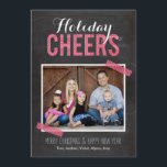 Chalkboard Chefs Holiday Foto Cards Feiertagskarte<br><div class="desc">Feiern Sie die Saison mit dieser modernen und stilvollen Urlaubskarte aus Berry Berry Sweet.</div>